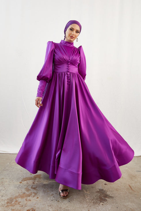 <tc>Alara Fuchsia Islamisches Abendkleid</tc>