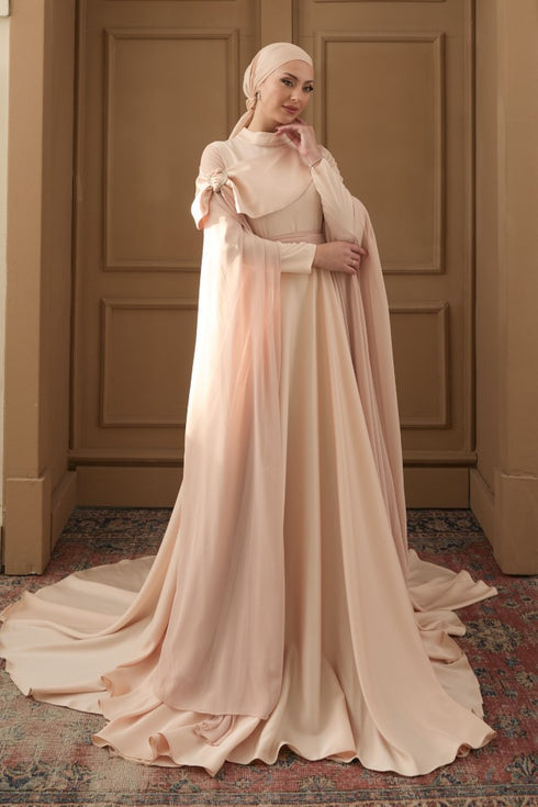 Melisa Taşlı Pudra Abiye