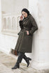 Alina Trench Hijab Vert Kaki