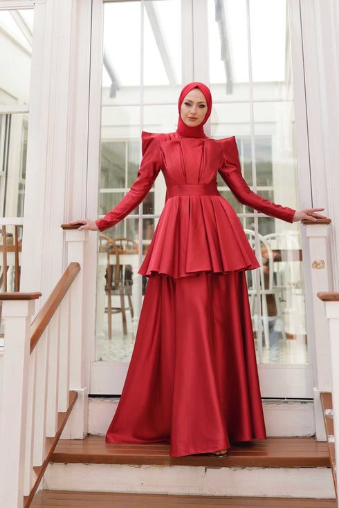 Anka Kırmızı Abiye