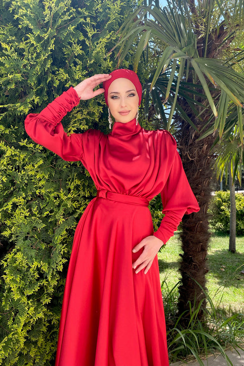 Mihra Kırmzı Abiye