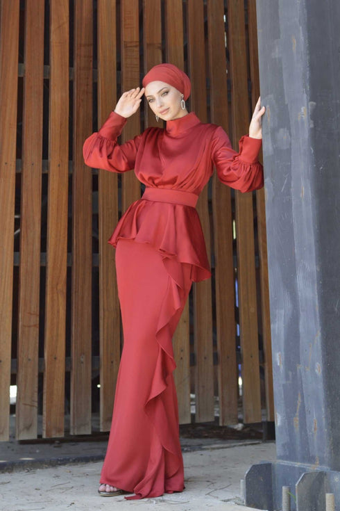 Lina Kırmızı Abiye