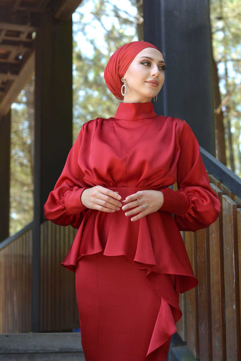 Lina Kırmızı Abiye