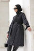 Trench Hijab Bleu Marine Meyra