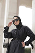 Trench Hijab Bleu Marine Meyra