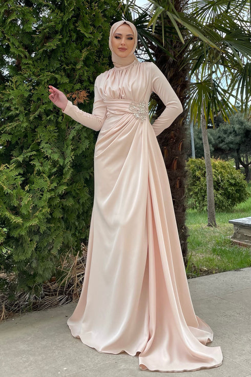 Berra Taşlı Somon Abiye