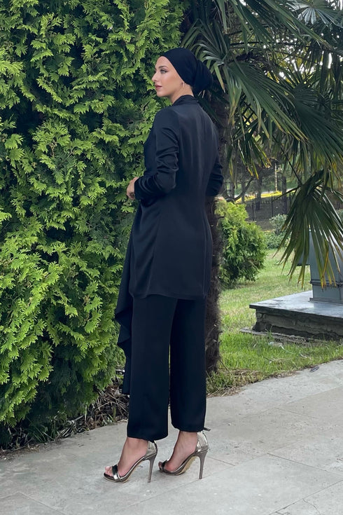 Costume Hijab Noir Duru