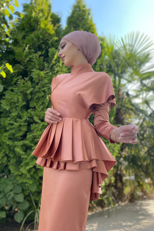 Esila Yavruağzı Robe de soirée islamique