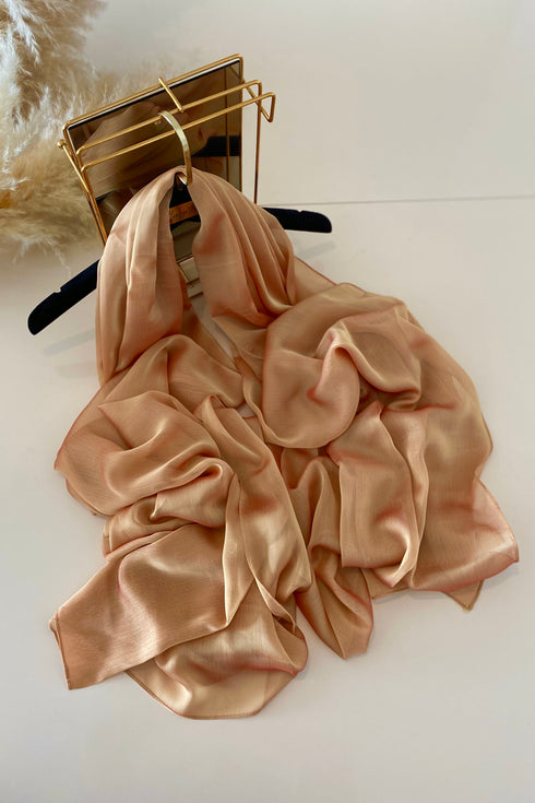 Ahunur Vanilya Janjanlı Şifon Şal