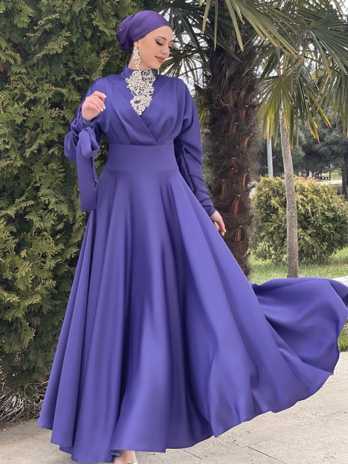 Gözde Morcivert Abiye