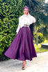 Hira Taşlı Mor Etek